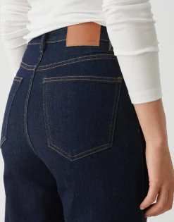 Damen OPUS Jeans^Wide Leg Jeans Marli Crisscross Blau Online Bestellen