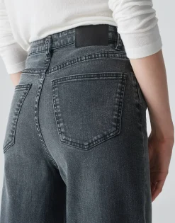 Damen OPUS Jeans^Wide Leg Jeans Marli Palazzo Grau Online Bestellen