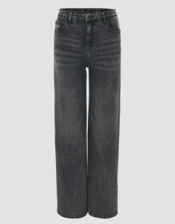 Damen OPUS Jeans^Wide Leg Jeans Marli Palazzo Grau Online Bestellen