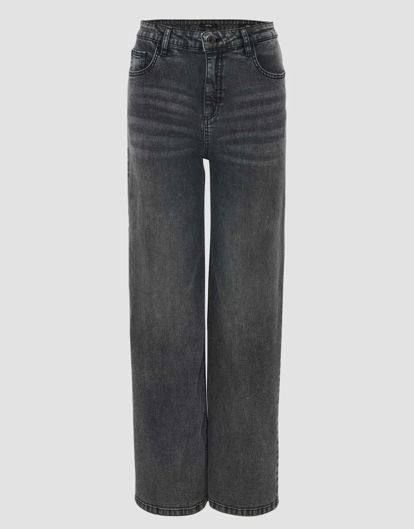 Damen OPUS Jeans^Wide Leg Jeans Marli Palazzo Grau Online Bestellen