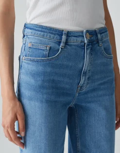 Damen OPUS Jeans^Wide Leg Jeans Miva Palazzo Blau Online Bestellen