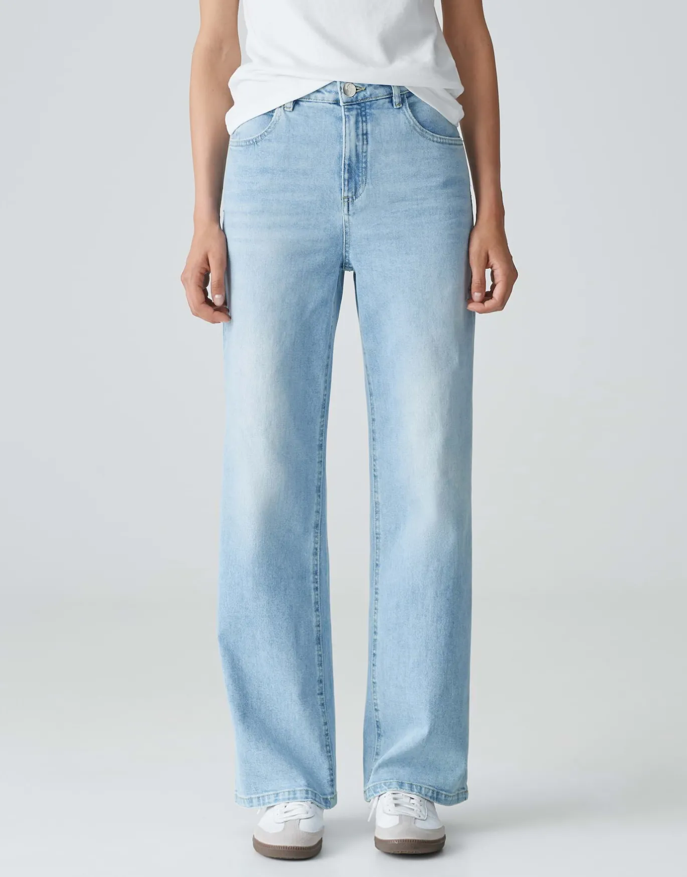 Damen OPUS Jeans^Wide Leg Jeans Mivy Blau Online Bestellen