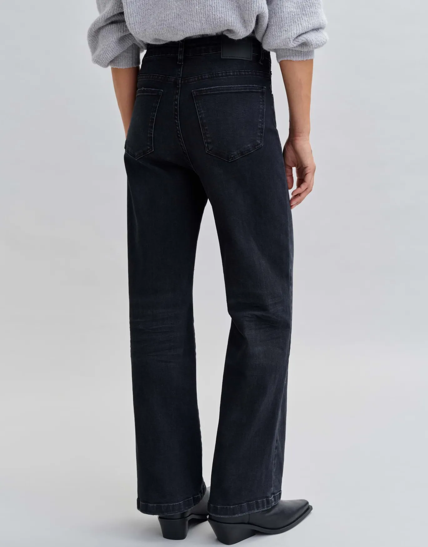 Damen OPUS Jeans^Wide Leg Jeans Mivy Schwarz Online Bestellen