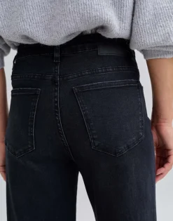 Damen OPUS Jeans^Wide Leg Jeans Mivy Schwarz Online Bestellen