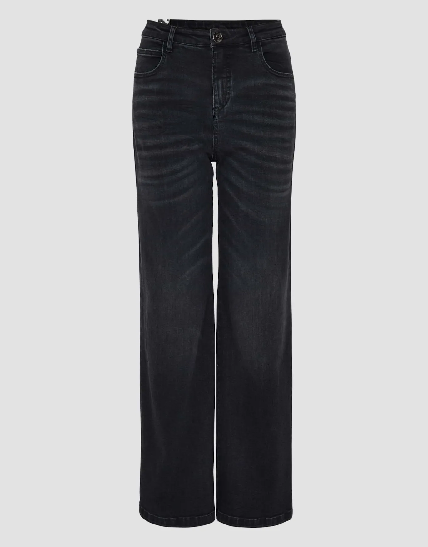 Damen OPUS Jeans^Wide Leg Jeans Mivy Schwarz Online Bestellen