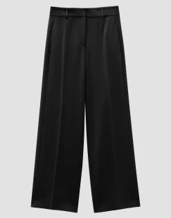 Damen OPUS Hosen^Wide Leg Pants Catsby Detail Schwarz Online Bestellen