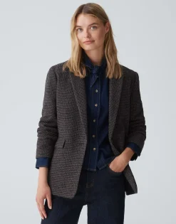 Damen OPUS Blazer / Westen^Wollblazer Jendala Blau Online Bestellen