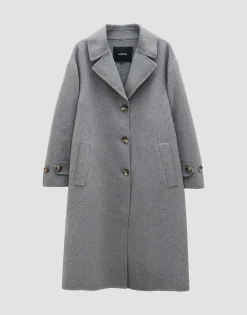 Damen OPUS Jacken / Mäntel^Wollmantel Varala Grau Online Bestellen