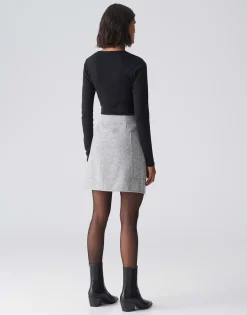 Damen OPUS Röcke^Wollrock Roani Grau Online Bestellen