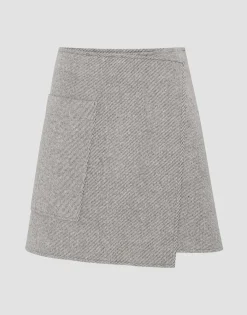 Damen OPUS Röcke^Wollrock Roani Grau Online Bestellen